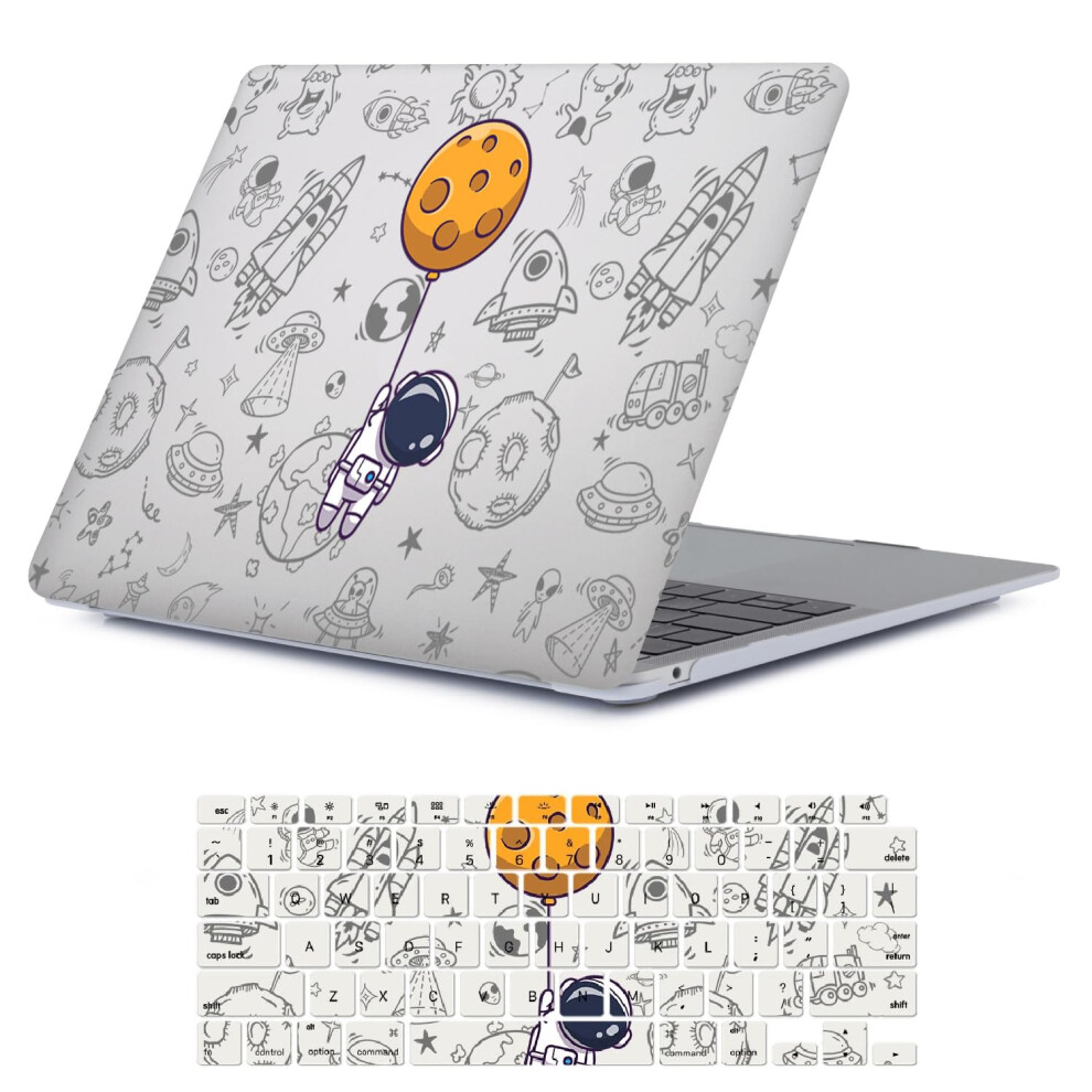 Case For Macbook 12 Inch A1534 Hard Shell Cover With Keyboard Skin, Heat Dissipation, Antislip Feet 9382693241016
