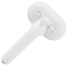 Pet Steam Brush for Cat Dog Horse Puppy Kitten White Portable Shedding Comb for Indoor Bath and Shower Dematting