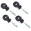 50 Pack M6 Threaded Fence Insulators for Livestock - Galvanized Steel 9
