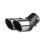 Car Exhaust Tip Stainless Steel Dual Tailpipe Design Enhances Engine Performance RustResistant Universal 1