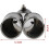 Car Exhaust Tip Stainless Steel Dual Tailpipe Design Enhances Engine Performance RustResistant Universal 2