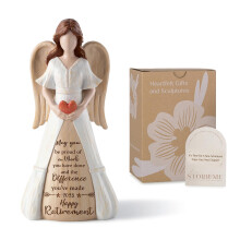 Retirement Gifts for Women 2025: Angel Figurine 7.3 Inch Farewell Gift for Nurses Teachers Colleagues