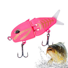 Fishing Treasure Bait - Realistic Pink Shark Saltwater Tail for Trout, Compatible Freshwater and Pan Fish Tackle