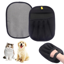 Pet Hair Remover Glove with DoubleSided Electrostatic Surface, Reusable Cat Hair Cleaning Glove
