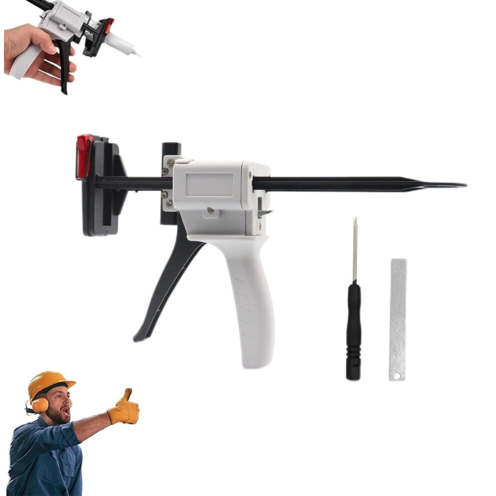 Manual Silicone Glue Dispenser Gun With Precise Control For Sealant And Easy Tube Adhesive 9187378425442