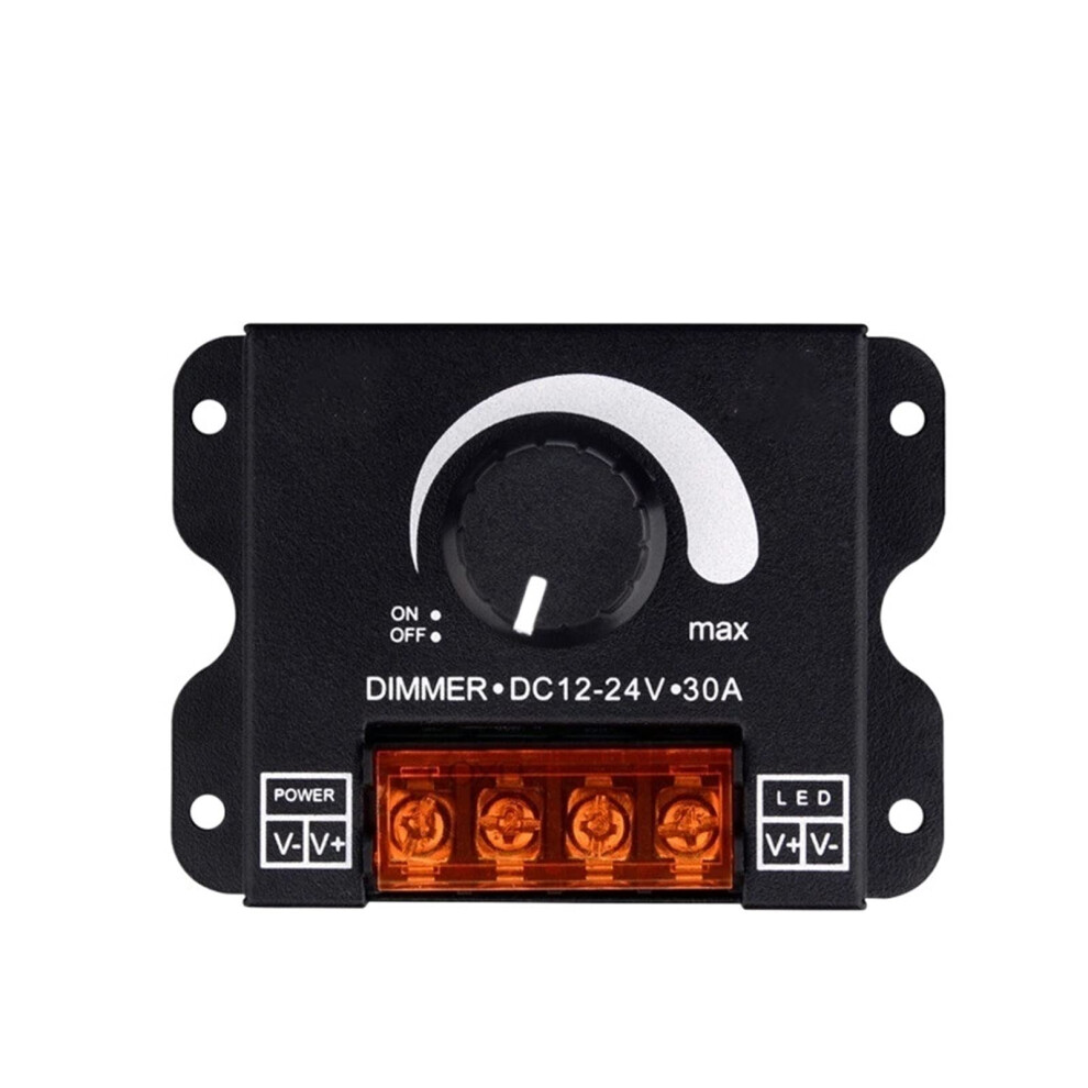 Led Dimmer Switch 1224V 30A With 0100% Brightness Control For Led Strip Light 9187378425497