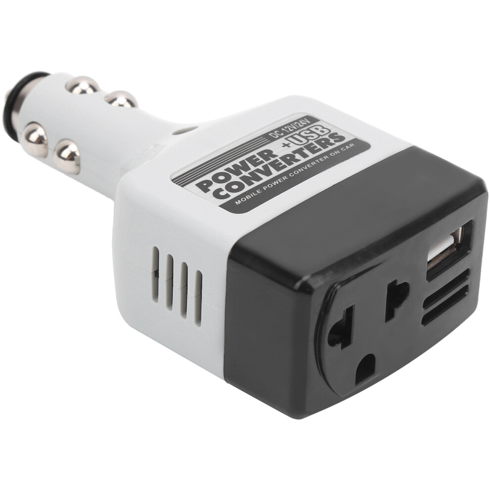Voltage Converter Power Inverter Dc To Ac Converter Car Charger Usb Charging Ports With Auto-Shutdown Protection Overheating Protection Overloading 9175034368394