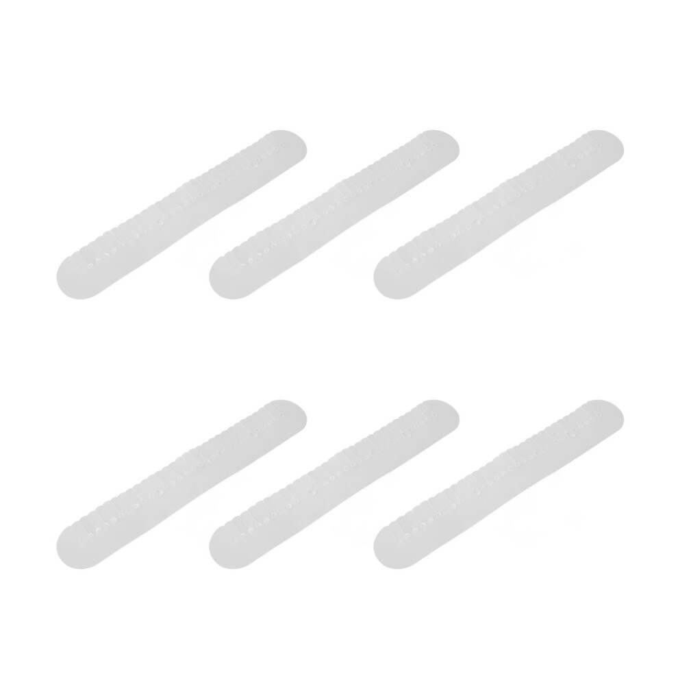 Unisex 10Pcs Pvc Heat Shield Guards For Hair Extensions Bonding, Insulation Tool