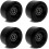 Roller Skate Wheels For Inline Skates Double Row FourWheel PU  Elastic Tire Set 3