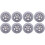 Inline Skate Wheel 8 Pack 608ZZ Bearing Clear Gray Compatible With Inline Skates 1