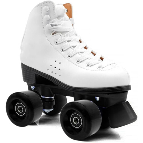 Roller Skate Wheels For Inline Skates Double Row FourWheel PU  Elastic Tire Set 1