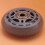 Inline Skate Wheel 8 Pack 608ZZ Bearing Clear Gray Compatible With Inline Skates 3
