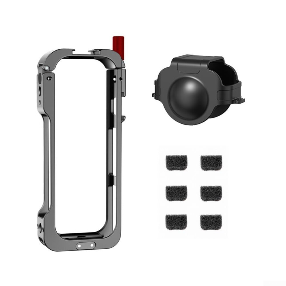 Metal Protective Case For Action Camera, Aluminum Alloy Cage, Expandable Accessory With Cold Shoe Mounts 9187378426029