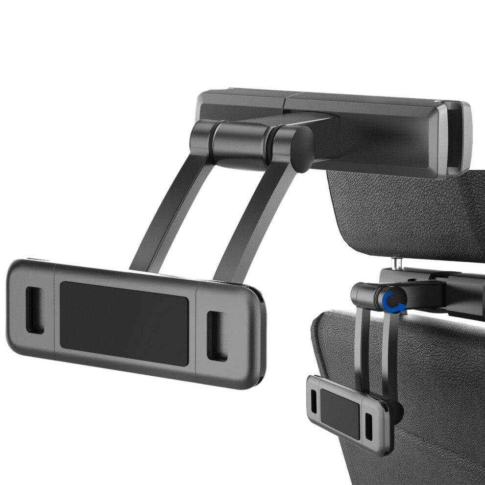Car Headrest Tablet Holder With 360 Adjustable Phone Mount, Universal Backseat Clamp For Car 9382693244635