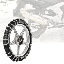 Motorcycle Snow Chains Anti Skid Universal Alloy Steel Quick Install for Winter Riding 1pcs