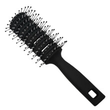 Spazzola per capelli con manico ergonomico per uomo e donna: asciugatura rapida, districante antistatica con setole a punta arrotondata per uno