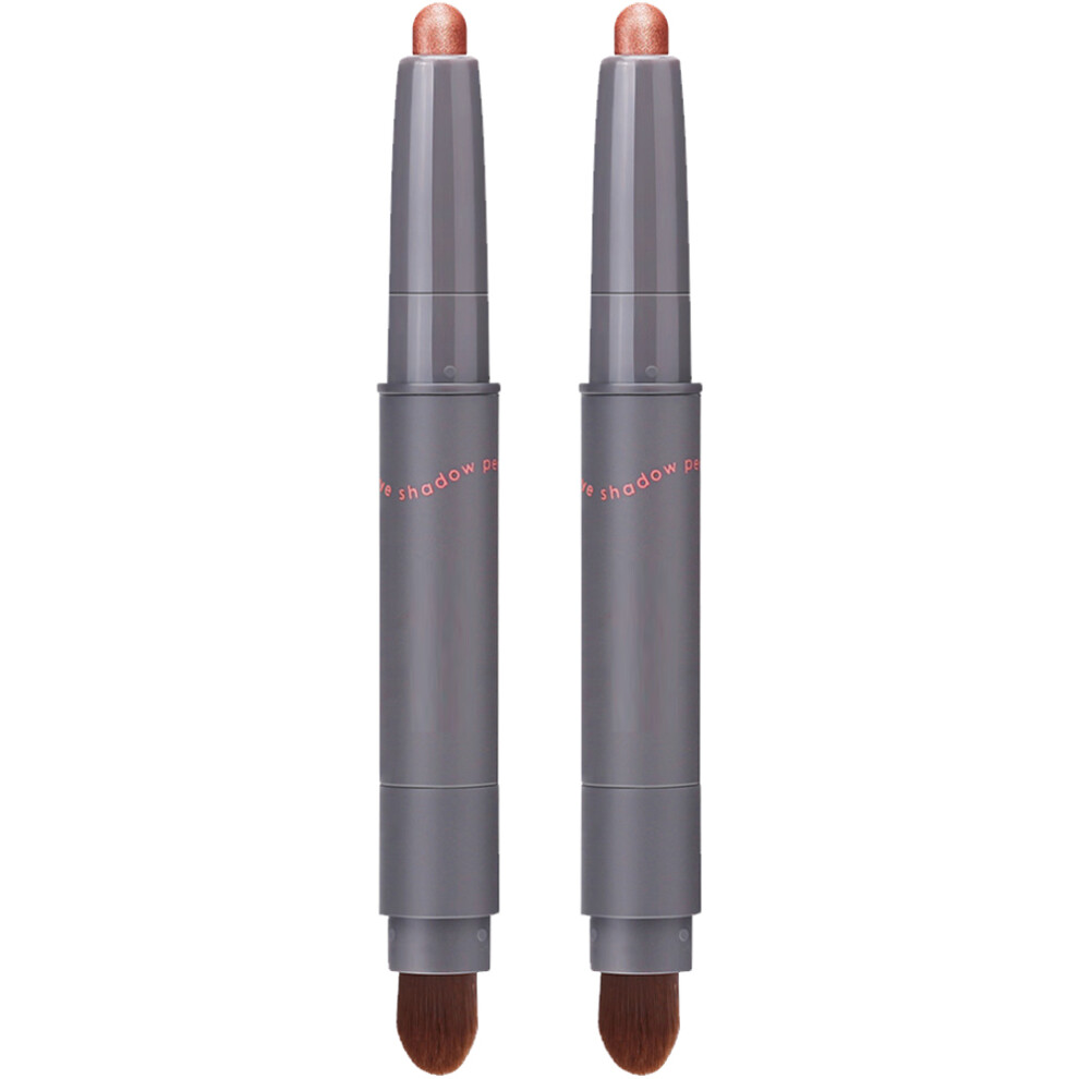 Crease-Proof Eye Makeup Palette, Vibrant High-Impact Color Longwear Eyeshadow Stick with Waterproof Formula, Automatic Tube Design & Built-in Sharpen