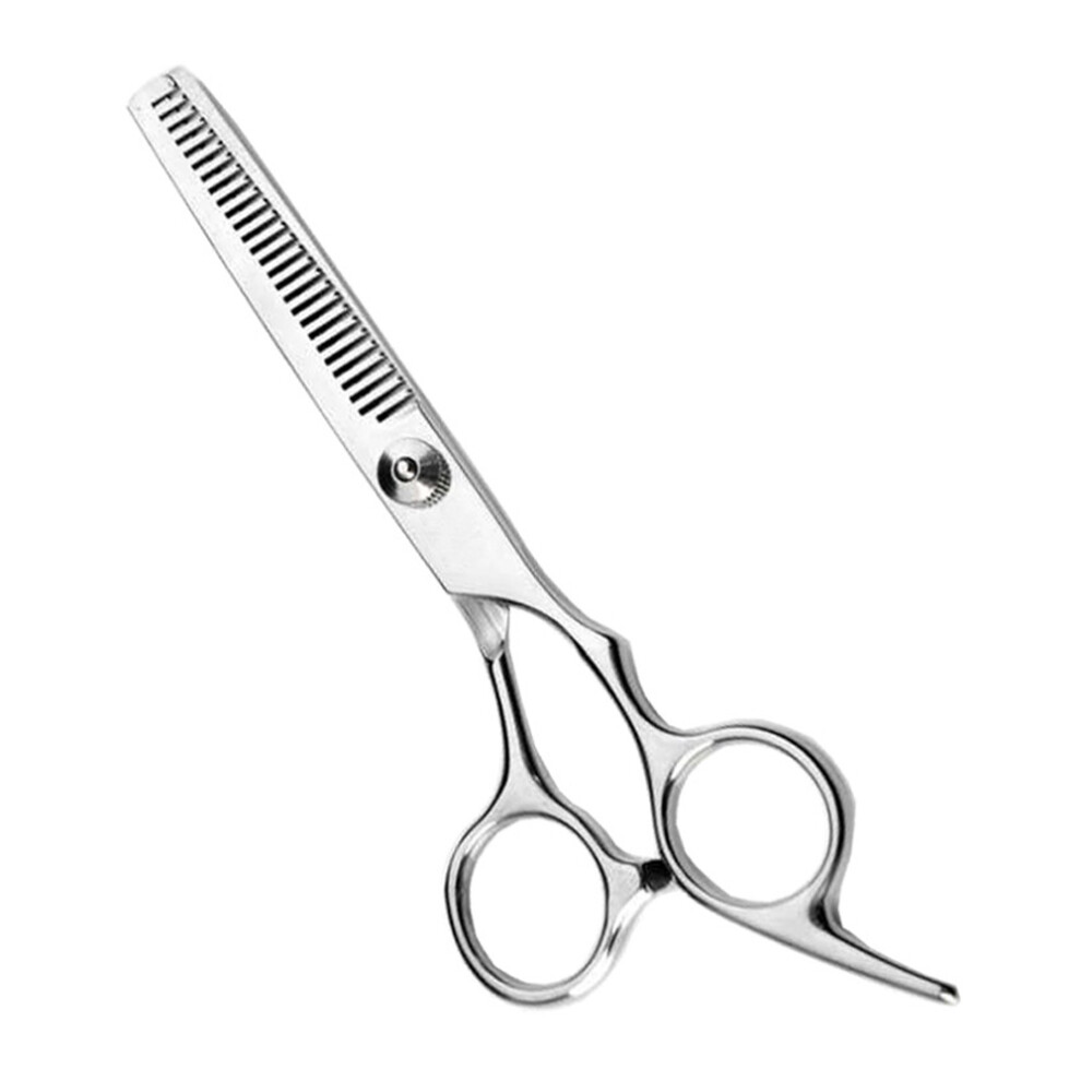Ergonomically Designed Texturizing Scissors, Right-handed Thinning Shears With Adjustable Tension For Professional Hair Cutting, Stainless Steel Blad