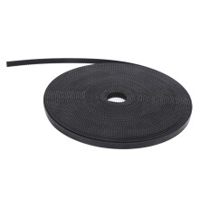 2GT‑6mm PU Steel Core Timing Belt, Black, 10m / 32.8ft