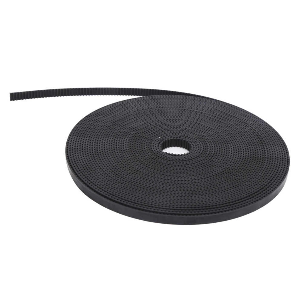 2Gtâ6Mm Pu Steel Core Timing Belt, 10M / 32.8Ft Black 7681382532353