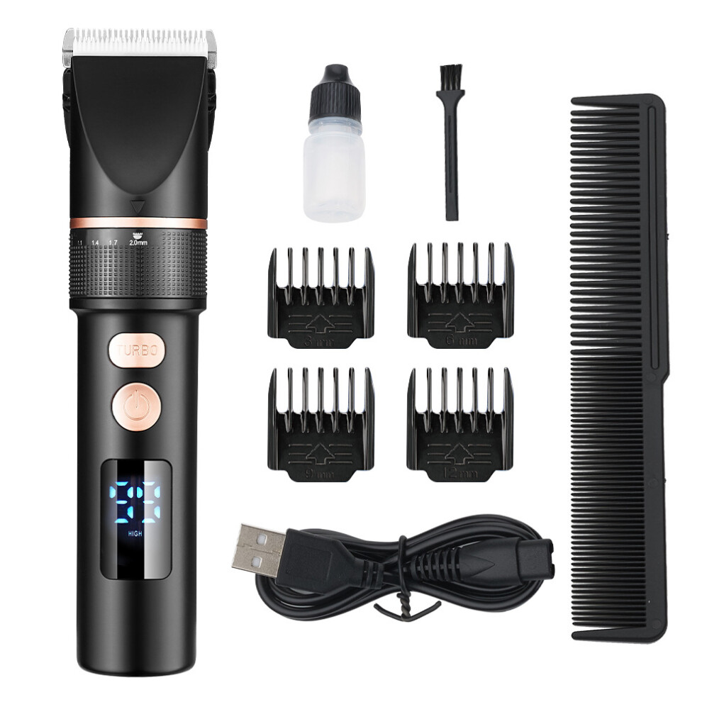 Professional Hair Trimmers, Ceramic Titanium Blade, Type-C Rechargeable for Convenient Home Grooming For Halloween Parties For Nightclubs