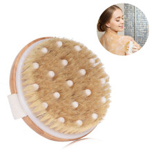 Massageador de costas de bambu para chuveiro, esfoliante para pele morta que melhora a circulação sanguínea, ideal para festas de Halloween,