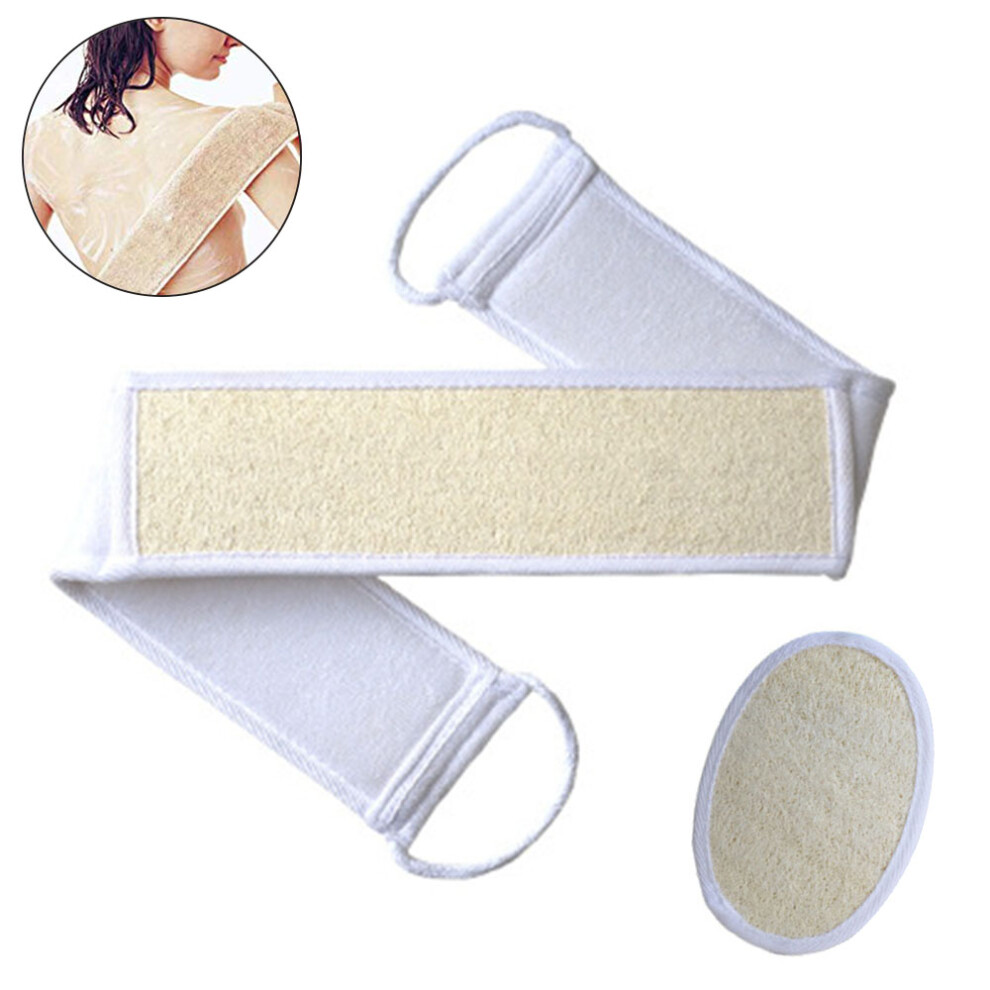 Body Sponge Scrubber For Deep Clean & Invigoration, Natural Loofah With Exfoliating Back Scrubber Set For Halloween Parties For Nightclubs