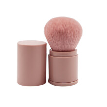 Ihr unverzichtbares Make-up-Tool: Einziehbare Kabuki-Pinsel, perfekte Kopfform, weiche Synthetikfasern, müheloses Auftragen, kompaktes Design, für