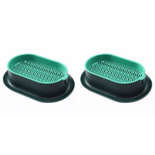 Cat Grass Planter Hydroponic Growing Tray for Indoor Cats Easy Assembly Sustainable Green