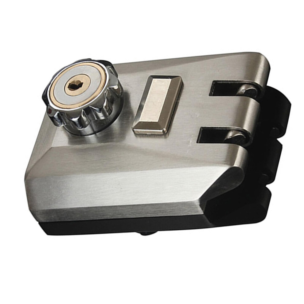 Single Cylinder Deadbolt Door Lock With Key, Pry Resistant Dual Bolts For Security Exterior 9382693247247