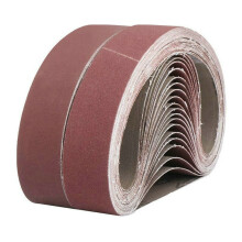 Abrasive Belt 40x630mm, 10Pcs, Flexible Polishing Wheel Compatible, 200mm Dia, 40mm Width, Grit 80600, Size 400