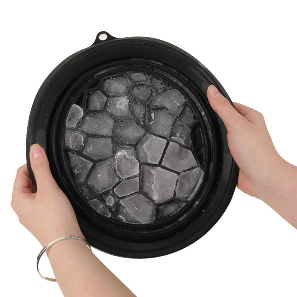 Bowl for Face Ice Bath - Foldable Facial Ice Bath with Built-in Ice Tray for Summer Skincare, Portable and Compact Design