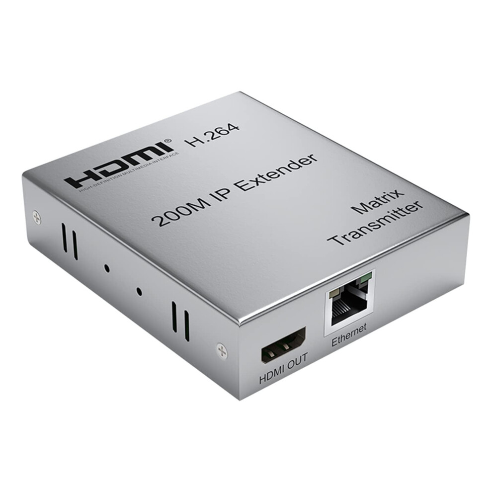 200M Hdmi Kvm Ip Extender Over Utp/Stp Cat5e Cat6 Rj45 Ethernet, Hdmi Extender Matrix For Pc To Tvs, Tcp/Ip 9382693388865