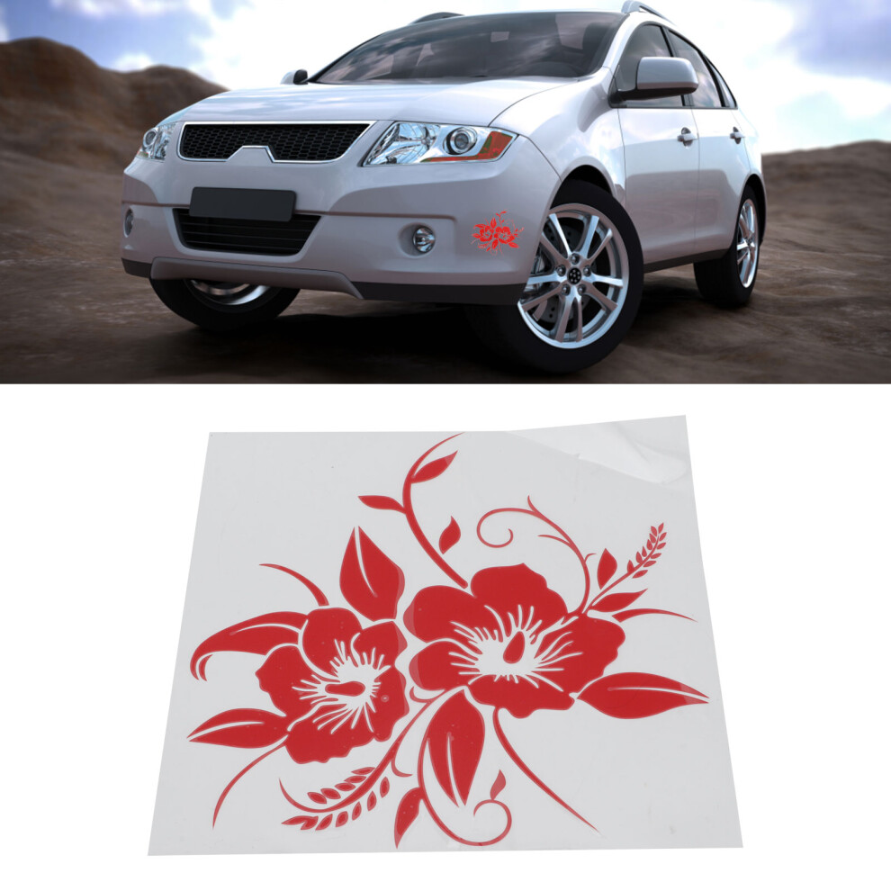 Flower Car Decal Vinyl Sticker For Motorcycle Truck Suv Exterior Decoration Red 9331375679715