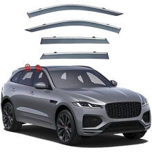 Window Visor Rain Guards Rain Protection Ventilation Set for Jaguar XF Sportbrake 20122015 X250