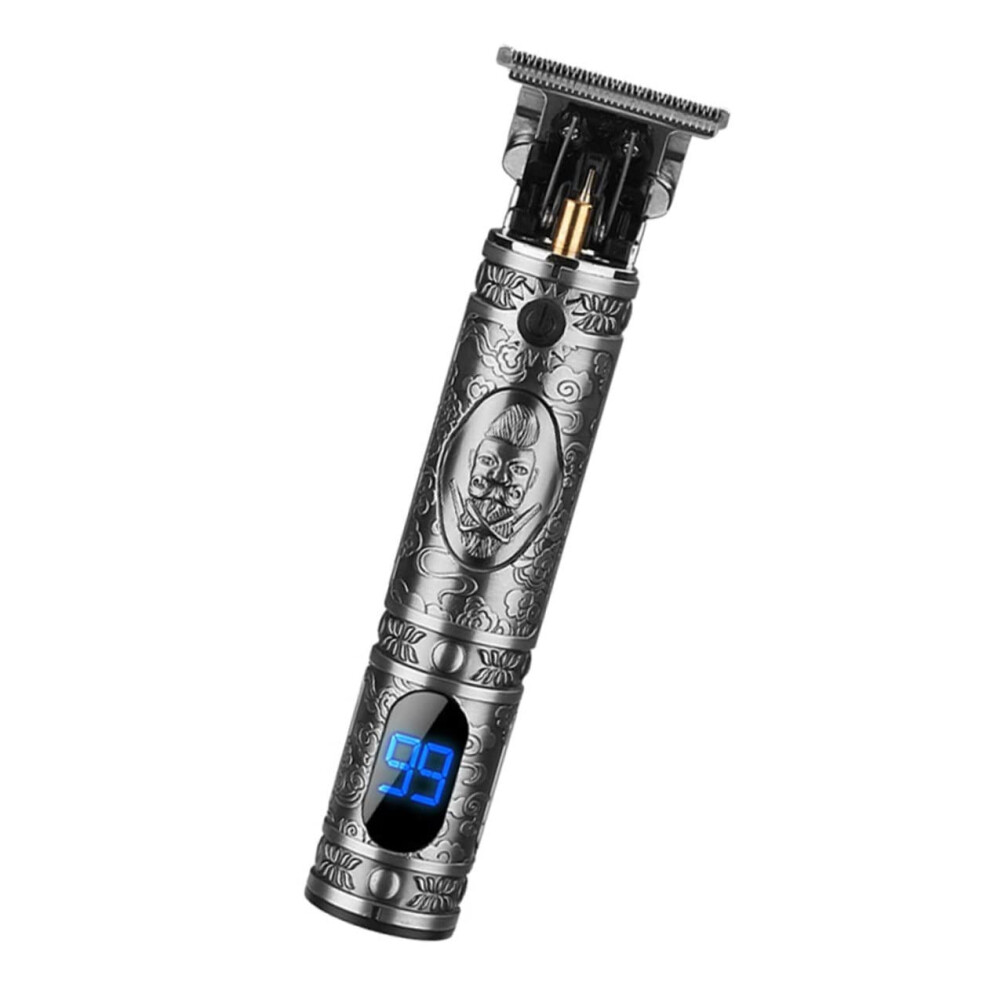 Hair Clipper with LCD Display, Cordless Electric Hair Trimmer for Men, Powerful Low Vibration Grooming