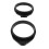 2PCS 6.5 Inch ABS Speaker Adapter Ring Black with Wiring Harness 7