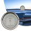 Car Dashboard Clock with Temperature and Humidity Meter, Luminous Display, Adhesive Mount 2