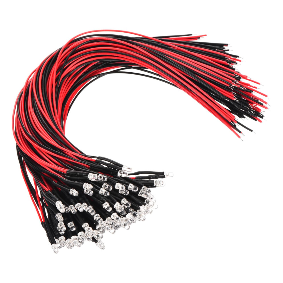 3Mm Led Diode 100Pack, 4.56V Dc Prewired Mini Leds For Rc Diy Indicator Ing, Assorted Colors Light 9187378428177
