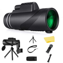 Portable Telescope For Outdoor Activities, Clear Image High-Powered Monocular, 80X100 Magnification BAK4 Prism, Waterproof Body With Compact Design,