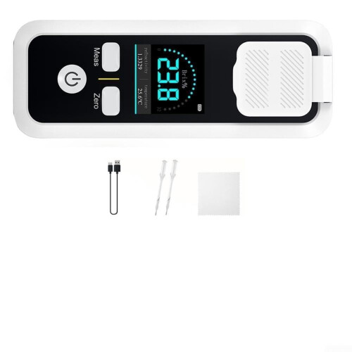 Digital Refractometer Brix Meter with HD Display and TypeC Rechargeable Battery for Wine and Beverages