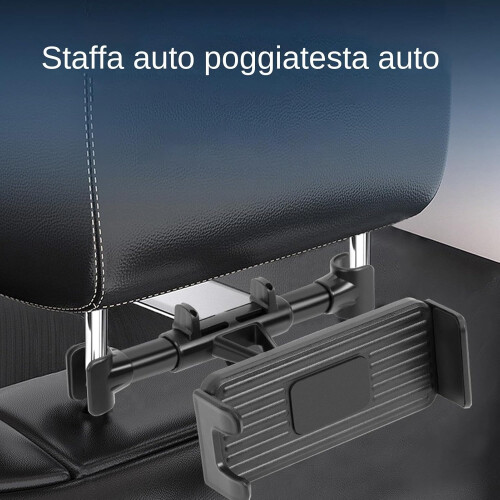 Car Tablet Holder with Adjustable Viewing Angles, Universal Backseat Mount for Wide Device Compatibility 1