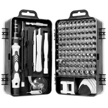 Trusă de scule de precizie cu biți antirugină, set de șurubelnițe magnetice DIY cu tijă de extensie flexibilă și mâner ergonomic,