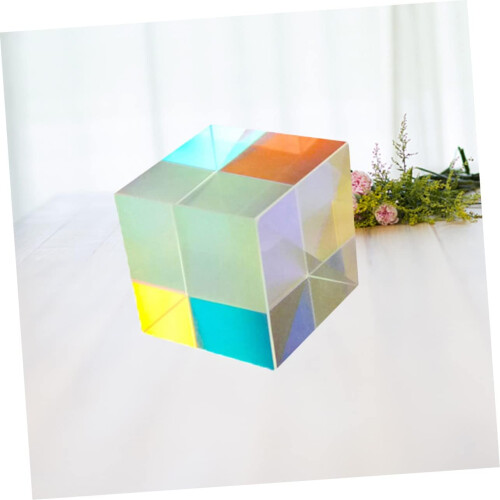 Optical Glass Lens Prism for Light Dispersion Teaching DIY Children's Experiments 1