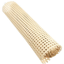 Rattan mesh roll, various sizes, woven rattan mesh fabric, caning material for chairs, faux furniture, baskets (M)
