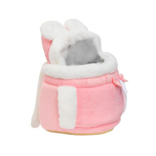 Pet carrier: This versatile cat carrier features a convenient front pocket durable pet travel bag, soft cave for pets, Pink L