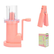 Hand Knitting Machine Manual Operation Hand Coil Knitting Machine Weaving Tool Pink For Household Use
