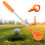 Telescopic 2m Golf Ball Retriever with Automatic Lock Orange 8