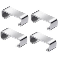 (1) PRETYZOOM 2 Sets Stainless Steel Chopsticks Rest Holder, 304 Stainless Steel Tableware Restaurant Accessories, Silver 4 Pcs * 2