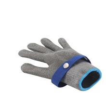 Safety Gloves Anti Cut 1 Piece Cut Resistant Stainless Steel Gloves Work Safety 316 Gloves Metal Mesh Anti Cutting for Men (A9 2.0, M) M A9 2.0